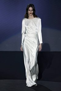 Menchen Tomas model on the catwalk at MBFW Madrid