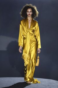 Couture evening gown by Menchen Tomas